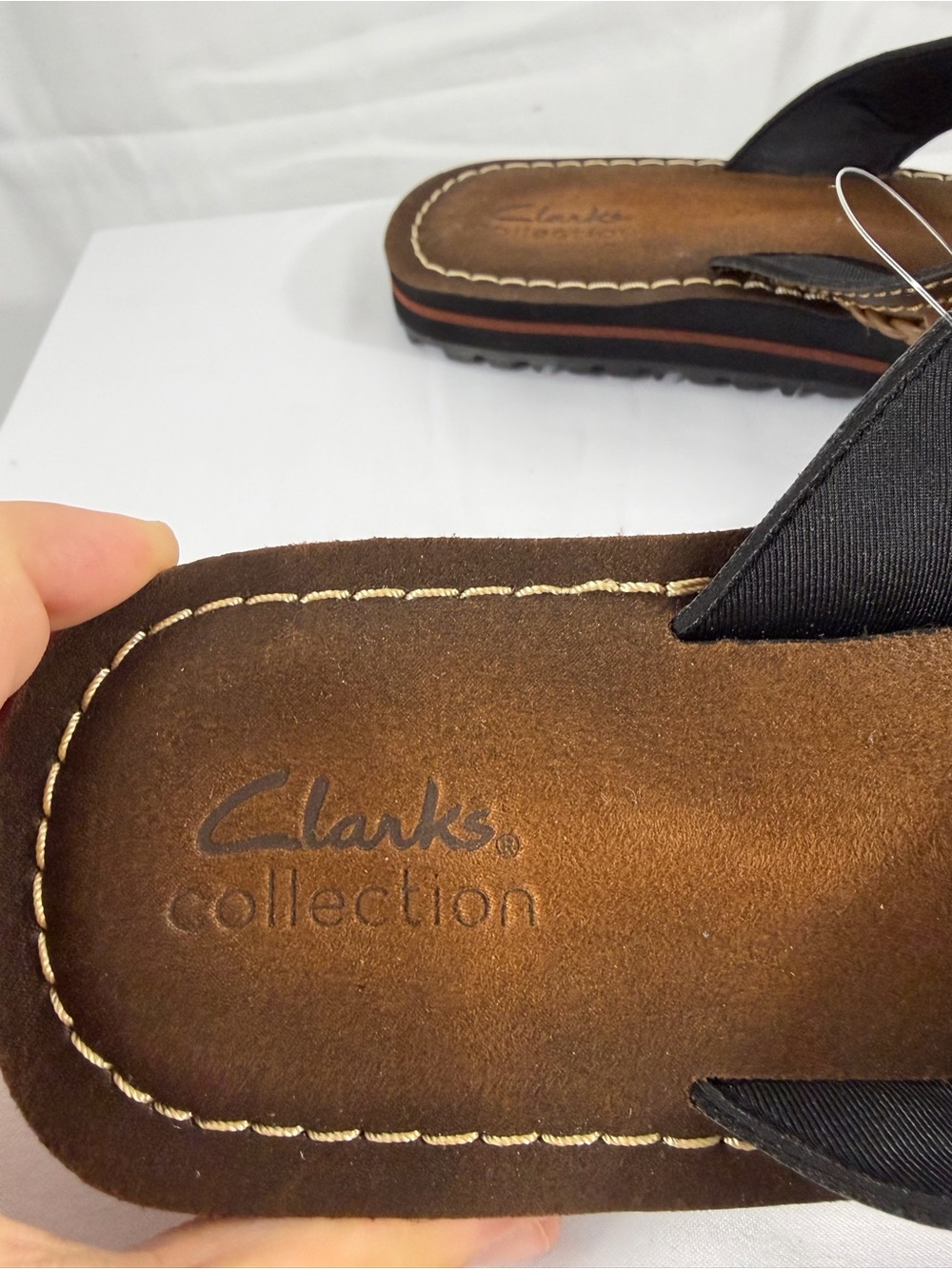 NWT Clarks Women’s Size 8 Brown Braided Sandals - Picture 3 of 8